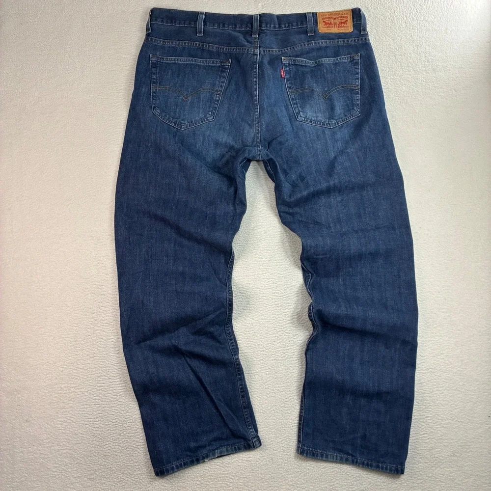 Levis‎ 569 Loose Straight Jeans Men 38x32 Blue Faded Skater Baggy Relaxed Y2K